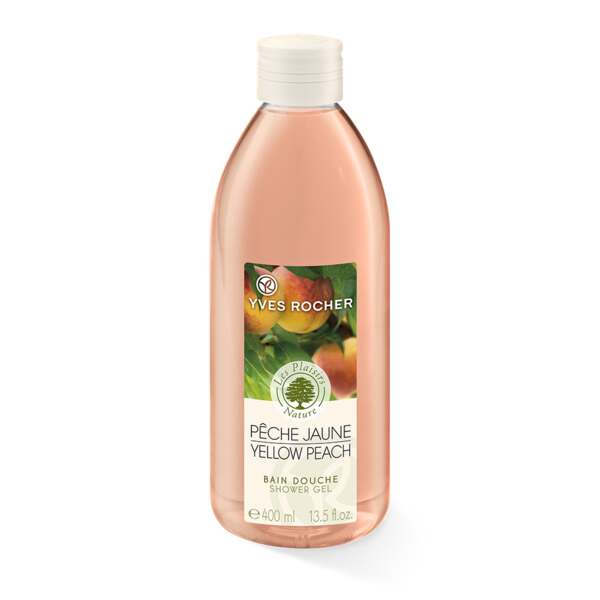 Les Plaisirs Nature Bain douche Pêche jaune