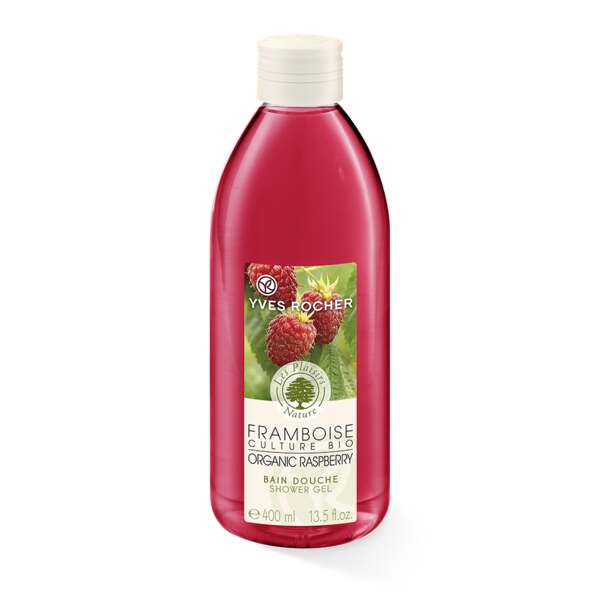 Les Plaisirs Nature Bain douche Framboise agriculture bio