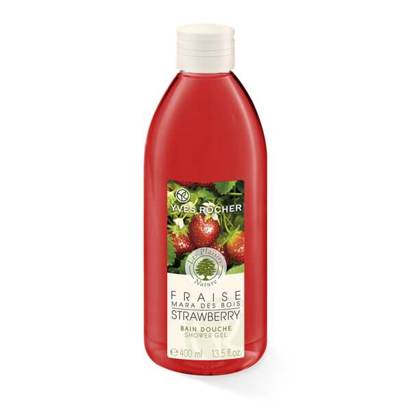 Les Plaisirs Nature Bad- en douchegel aardbei