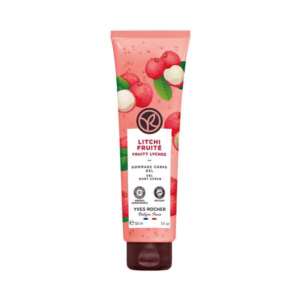 Fruitige lychee lichaamsscrub