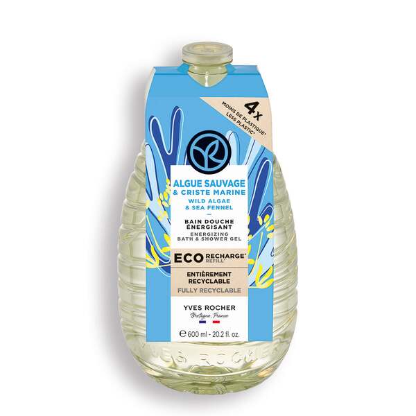 Eco-Navulling Bad- en Douchegel Wilde Algen & Zeevenkel