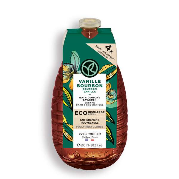 Eco-Navulling Bad- en Douchegel Bourbonvanille