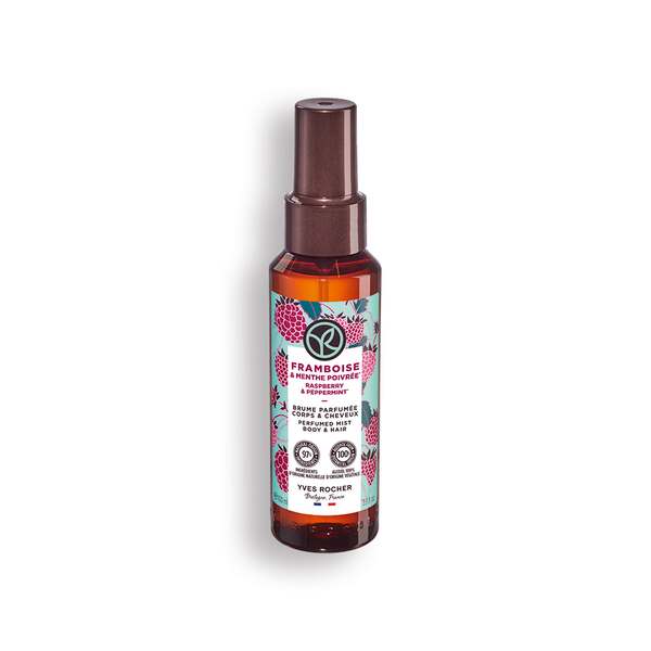 Geparfumeerde Spray voor Lichaam & Haar Framboos & Pepermunt