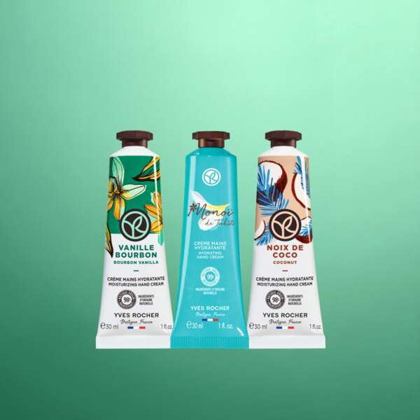 Trio Handcrèmes – Kokos, Vanille, Monoï