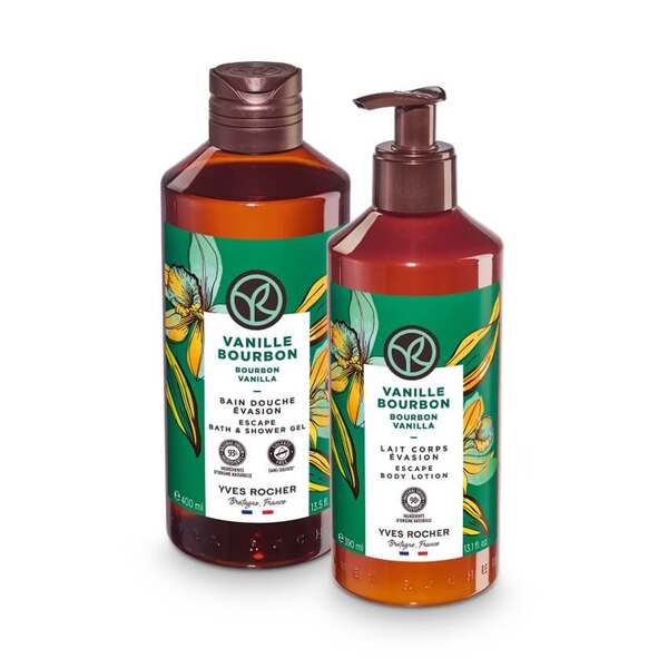 Duo Bad-en Douchegel & Bodymilk Bourbonvanille