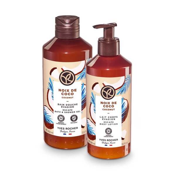 Duo Bad-en Douchegel & Bodymilk Kokosnoot