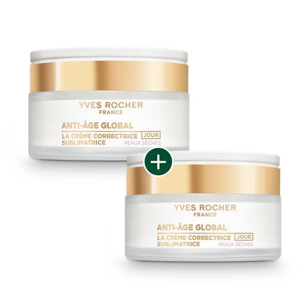 Yves Rocher 1+1 Corrigerende & Verfraaiende Dagcrème - Droge Huid 50 ml
